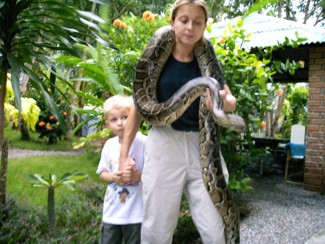 131 J4 Samui Crocodile farm python